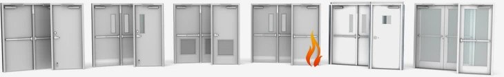Fire Doors With Spring Hinges For Middle East