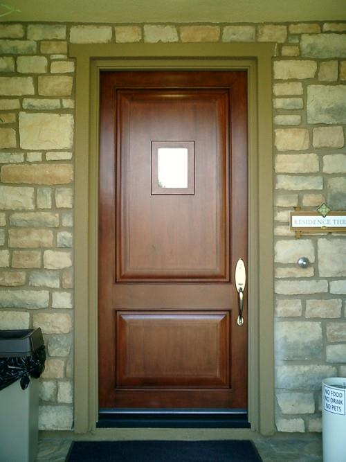 Commercial Entry Wood Door